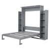 Wall Murphy Bed With Shelves And LED Lights