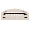 Upholstered Daybed With Storage Armrests, Trundle And Latest Integrated Bluetooth Audio System