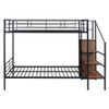Bunk Bed With Lateral Storage Ladder And Wardrobe Bunk Bed With Lateral Storage Ladder And Wardrobe