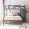 Bunk Bed With 6 Drawers And Flexible Shelves, Bottom Bed With Wheels Bunk Bed With 6 Drawers And Flexible Shelves, Bottom Bed With Wheels