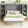 Murphy Bed With Shelves, Drawers And USB Ports
