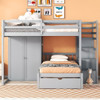 Bunk Bed With Wardrobe, Drawers Bunk Bed With Wardrobe, Drawers