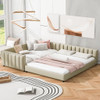 Upholstered Platform Bed, Mother & Child Bed Upholstered Platform Bed, Mother & Child Bed