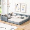 Upholstered Platform Bed, Mother & Child Bed Upholstered Platform Bed, Mother & Child Bed