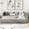 Upholstered Platform Bed, Mother & Child Bed Upholstered Platform Bed, Mother & Child Bed