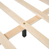 Upholstered Platform Bed Frame And Stylish Curve Shaped Design