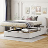 Upholstered Platform Bed With Hydraulic Storage System Upholstered Platform Bed With Hydraulic Storage System