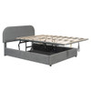 Upholstered Platform Bed With Hydraulic Storage System Upholstered Platform Bed With Hydraulic Storage System
