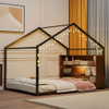 Bed House Frame With Shelves And Lights Bed House Frame With Shelves And Lights