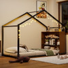 Bed House Frame With Shelves And Lights Bed House Frame With Shelves And Lights