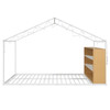 Bed House Frame With Shelves And Lights Bed House Frame With Shelves And Lights