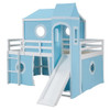 Loft Bed & Slide Tent And Tower Loft Bed & Slide Tent And Tower