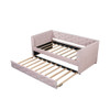 Upholstered Tufted Daybed With Trundle