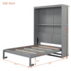 Murphy Wall Bed With Shelves, Space Saving Murphy Wall Bed With Shelves, Space Saving