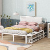 Platform Bed With 2 Tier Storage Shelves, Storage Cabinet Platform Bed With 2 Tier Storage Shelves, Storage Cabinet