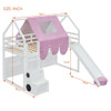 Loft Bed With House Shaped Frame And Tent Loft Bed With House Shaped Frame And Tent