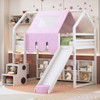 Loft Bed With House Shaped Frame And Tent Loft Bed With House Shaped Frame And Tent