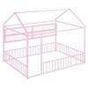 House Frame With Fence And Shelves House Frame With Fence And Shelves