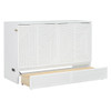 Murphy Bed With Large Drawer, USB Ports And Outlets