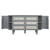 Murphy Bed With Hidden Storage & Modern Woven Design