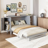 Murphy Bed With Hidden Storage & Modern Woven Design