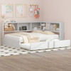 Daybed With Trundle, Storage Cabinets And USB Ports Daybed With Trundle, Storage Cabinets And USB Ports