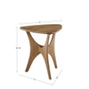 Triangle Table With Unique Design Triangle Table With Unique Design