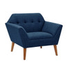 Modern Lounge Chair With Button Tufting Modern Lounge Chair With Button Tufting