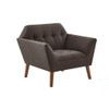 Modern Lounge Chair With Button Tufting Modern Lounge Chair With Button Tufting