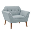 Modern Lounge Chair With Button Tufting Modern Lounge Chair With Button Tufting