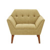 Modern Lounge Chair With Button Tufting