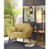 Modern Lounge Chair With Button Tufting