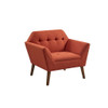 Modern Lounge Chair With Button Tufting Modern Lounge Chair With Button Tufting