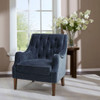 Button Tufted Accent Chair Vintage Style Button Tufted Accent Chair Vintage Style