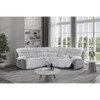 Bruni - Sectional Sofa With LED Lighting And Manual Recline - Gray Bruni - Sectional Sofa With LED Lighting And Manual Recline - Gray