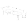 Brenda - Bedroom Bench With Padded Seating - Gray