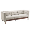 Upholstered Sofa Modern 3 Seater Sofa Couch With Tufted Design For Living Room