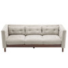 Upholstered Sofa Modern 3 Seater Sofa Couch With Tufted Design For Living Room