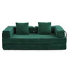 Floor Couch, Convertible Floor Sofa Bed With Pillow Back Support Armrest