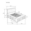 Emilia - 5 Piece Bedroom Set With Panel Headboard