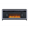 Almera - Fireplace With Adjustable Temperature And LED Options - Dark Gray