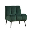 Upholstered Armless Chair For Living Room