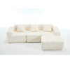 L - Shape Modern Minimalist Modular Sectional Sofa, Upholstered Cloud Couch With Deep Seats L - Shape Modern Minimalist Modular Sectional Sofa, Upholstered Cloud Couch With Deep Seats