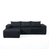 L - Shape Modern Minimalist Modular Sectional Sofa, Upholstered Cloud Couch With Deep Seats L - Shape Modern Minimalist Modular Sectional Sofa, Upholstered Cloud Couch With Deep Seats