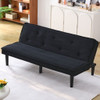 Versatile Corduroy Sofa Bed With Solid Wood Frame Versatile Corduroy Sofa Bed With Solid Wood Frame