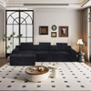Modern L Shaped Sectional Sofa With Adjustable Configurations Modern L Shaped Sectional Sofa With Adjustable Configurations