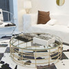 36" Round Tempered Glass Table Top Clear Glass 1 / 4’’" Thick Round Polished Edge - Transparent 36" Round Tempered Glass Table Top Clear Glass 1 / 4’’" Thick Round Polished Edge - Transparent