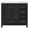 Bathroom Vanity With Ceramic Sink Combo, Abundant Storage Cabinet 2 Soft Close Doors And 5 Drawers Bathroom Vanity With Ceramic Sink Combo, Abundant Storage Cabinet 2 Soft Close Doors And 5 Drawers