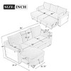 Pull Out Sleeper Sofa L-Shaped Couch Convertible Sofa Bed With Storage Chaise, Storage Racks And USB Ports Pull Out Sleeper Sofa L-Shaped Couch Convertible Sofa Bed With Storage Chaise, Storage Racks And USB Ports