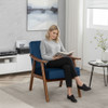 Accent Chair, Classic Mid Century Modern For Extra Seating